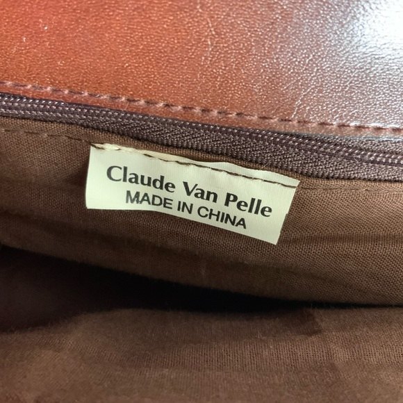 Claude Van Pelle Square Lattice Shoulder purse - Picture 3 of 13